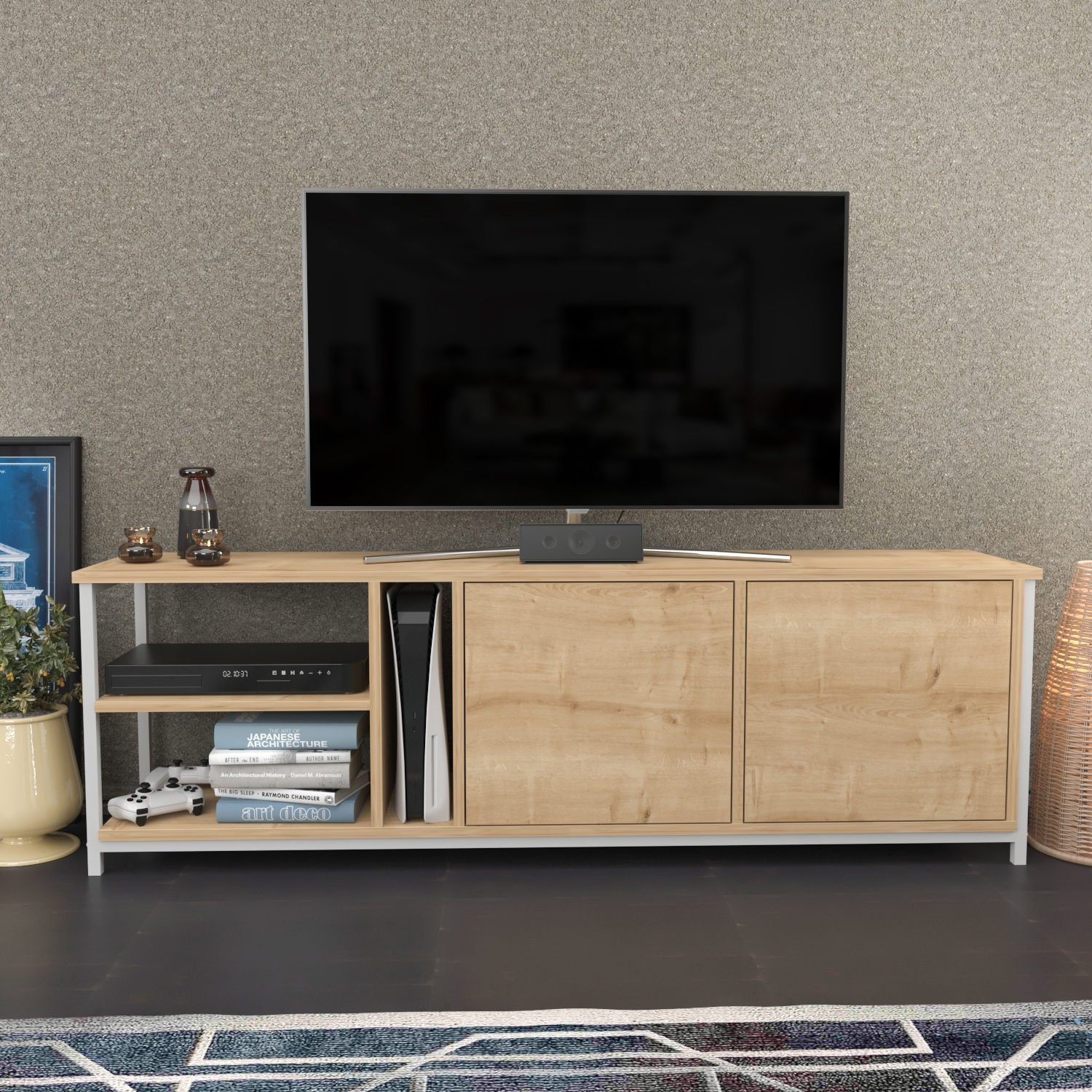 TV-Schrank Skye RTC2255-Fernsehtisch Decor