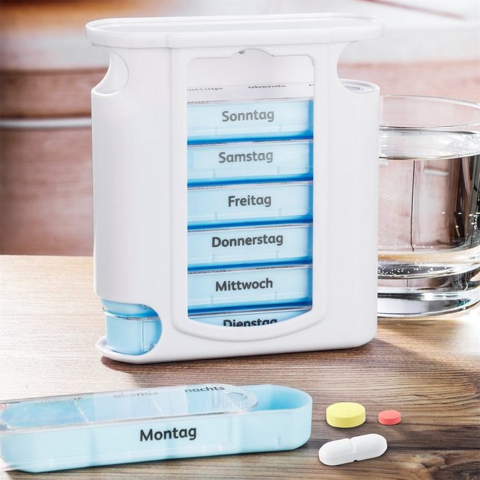 HTI-Living Aufbewahrungsbox Tablettenbox für 7 Tage beschriftet (1 St)