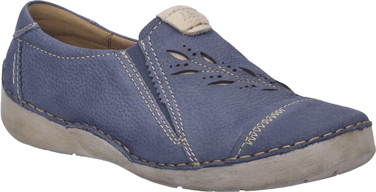 Josef Seibel Fergey 42 Slipper Slip-On Sneaker, Halbschuh, Schlupfschuh mit Gummizügen, G-Weite