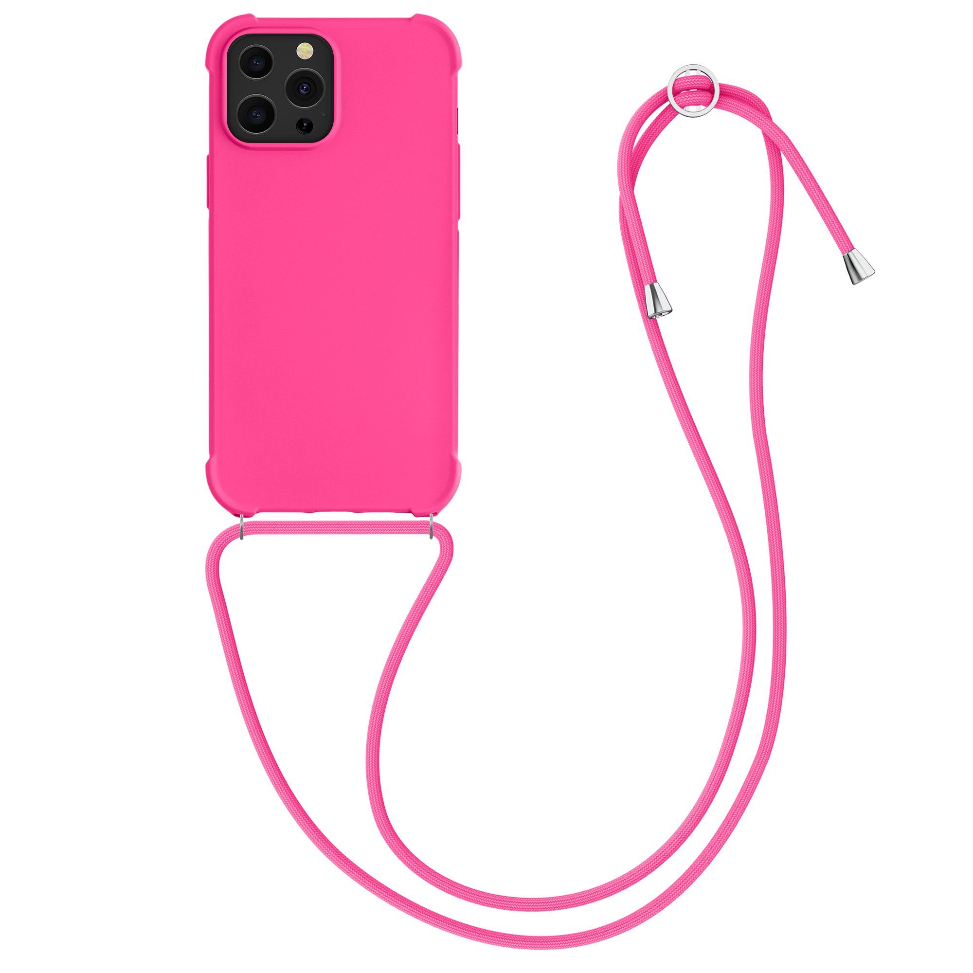 kwmobile Handyhülle, Hülle für Apple iPhone 13 Pro Max - mit Metall Kette  zum Umhängen - Silikon Handy Cover Case Schutzhülle online kaufen | OTTO