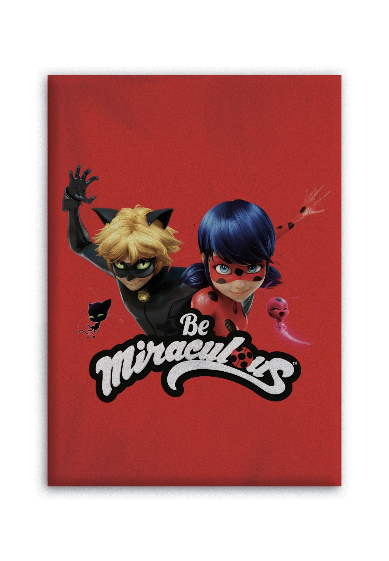 Kinderdecke Kuscheldecke – Weiche Fleecedecke für Kinder, 140 x 100 cm, Miraculous - Ladybug