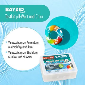 Höfer Chemie GmbH Poolpflege Test-Kit zur optimalen Messung des Chlorgehalts und pH-Werts