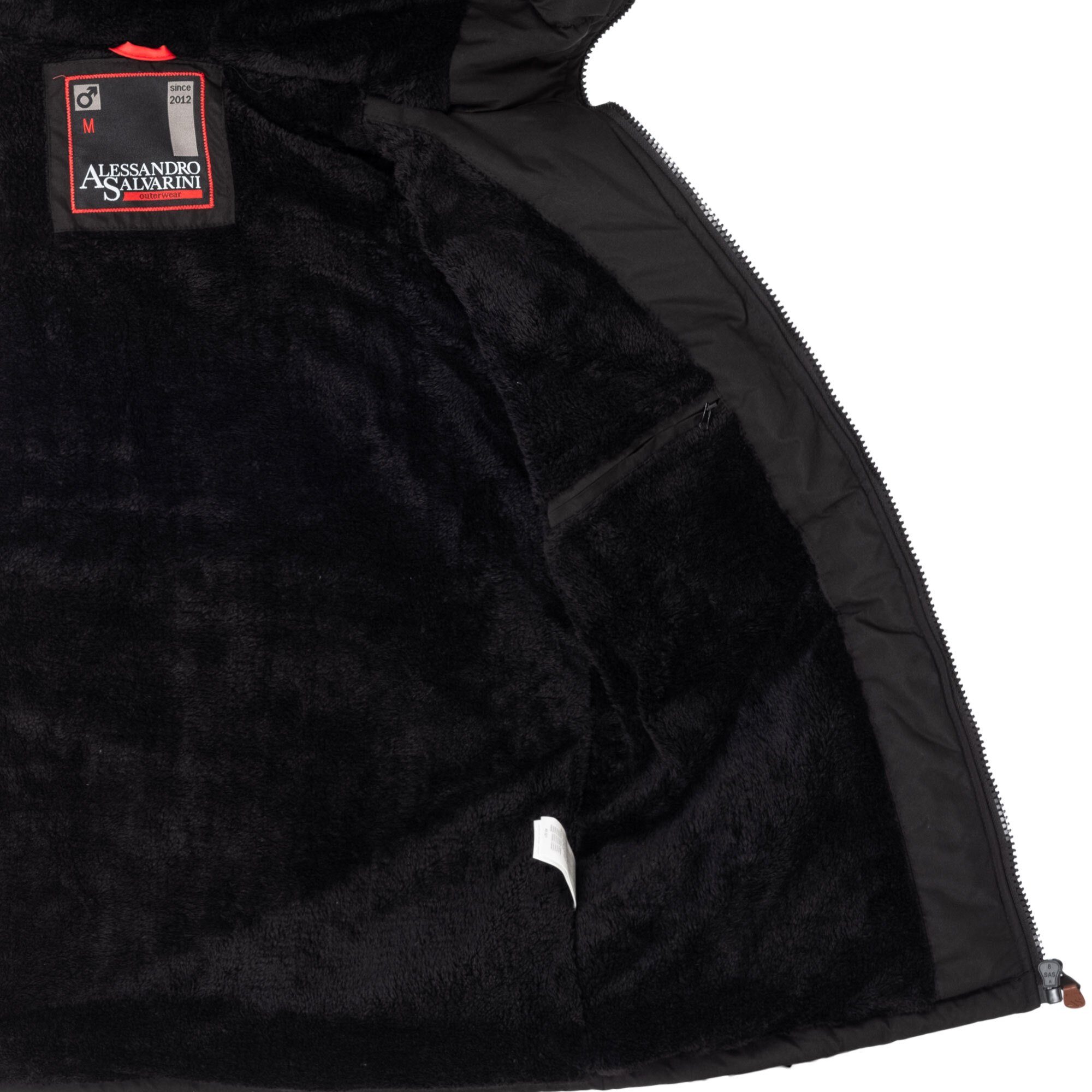 Alessandro Salvarini Winterjacke ASLighty innen komplett mit warmem Teddyfell – Bild 4 von 5
