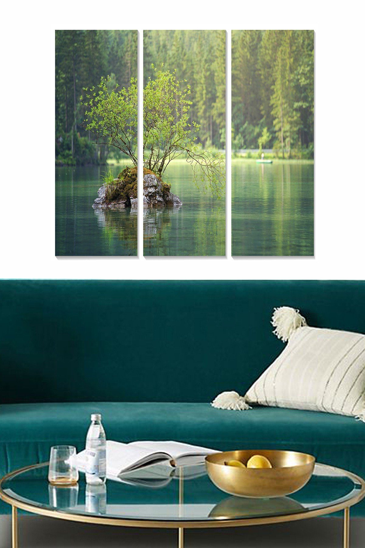Wallity Leinwandbild BNC2487, Bunt, 70 x 50 cm, 100% MDF