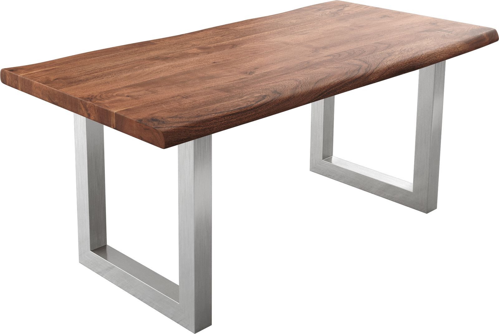 DELIFE Esstisch Edge, Akazie Braun 180x90 günstig online kaufen
