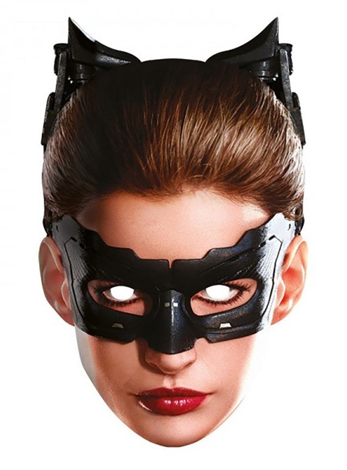 Rubie´s Verkleidungsmaske Catwoman Pappmaske, Einfache Maske im realistischen Look