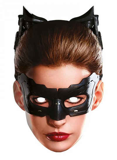 Rubie´s Verkleidungsmaske Catwoman Pappmaske, Einfache Maske im realistischen Look
