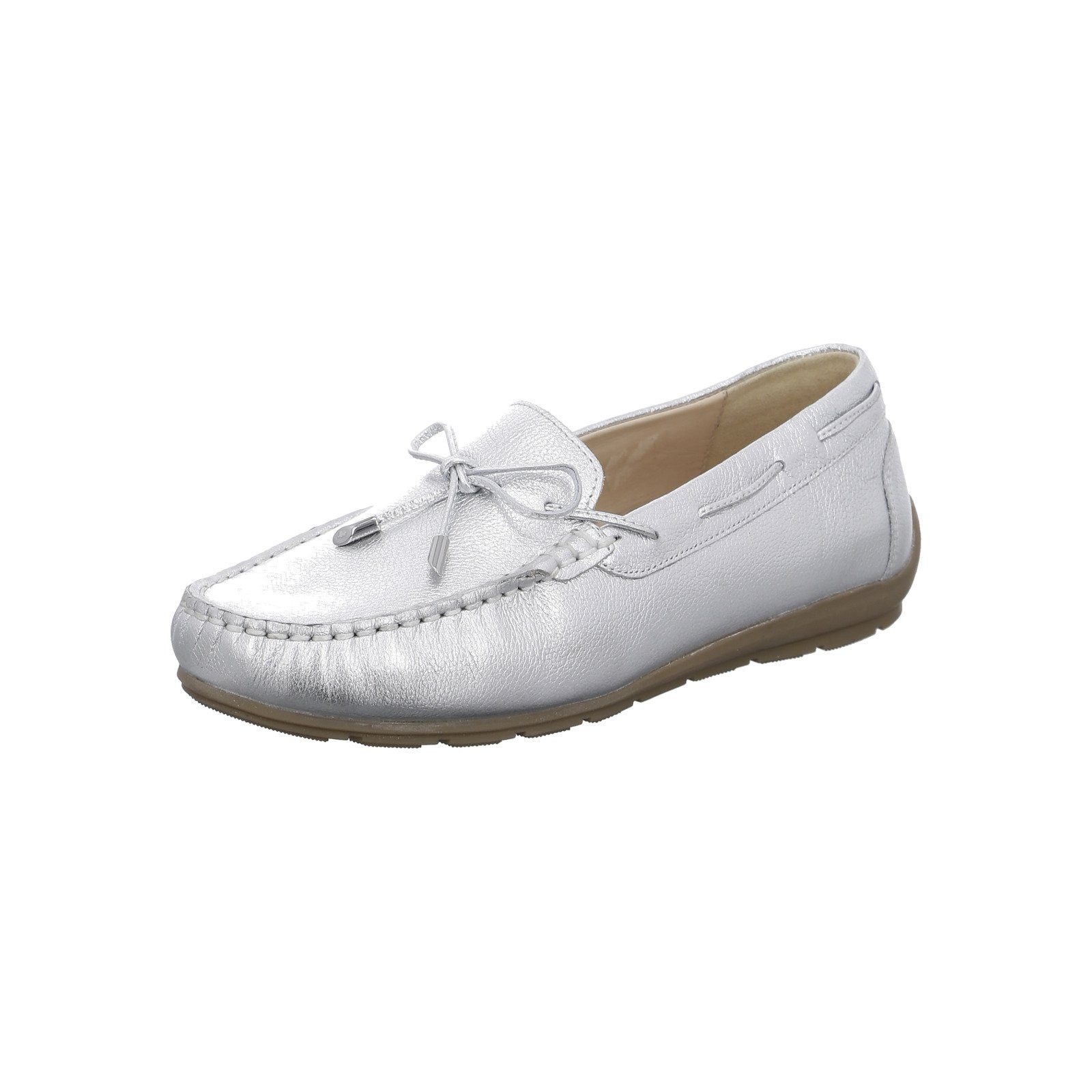 Ara Alabama - Damen Schuhe Slipper silber