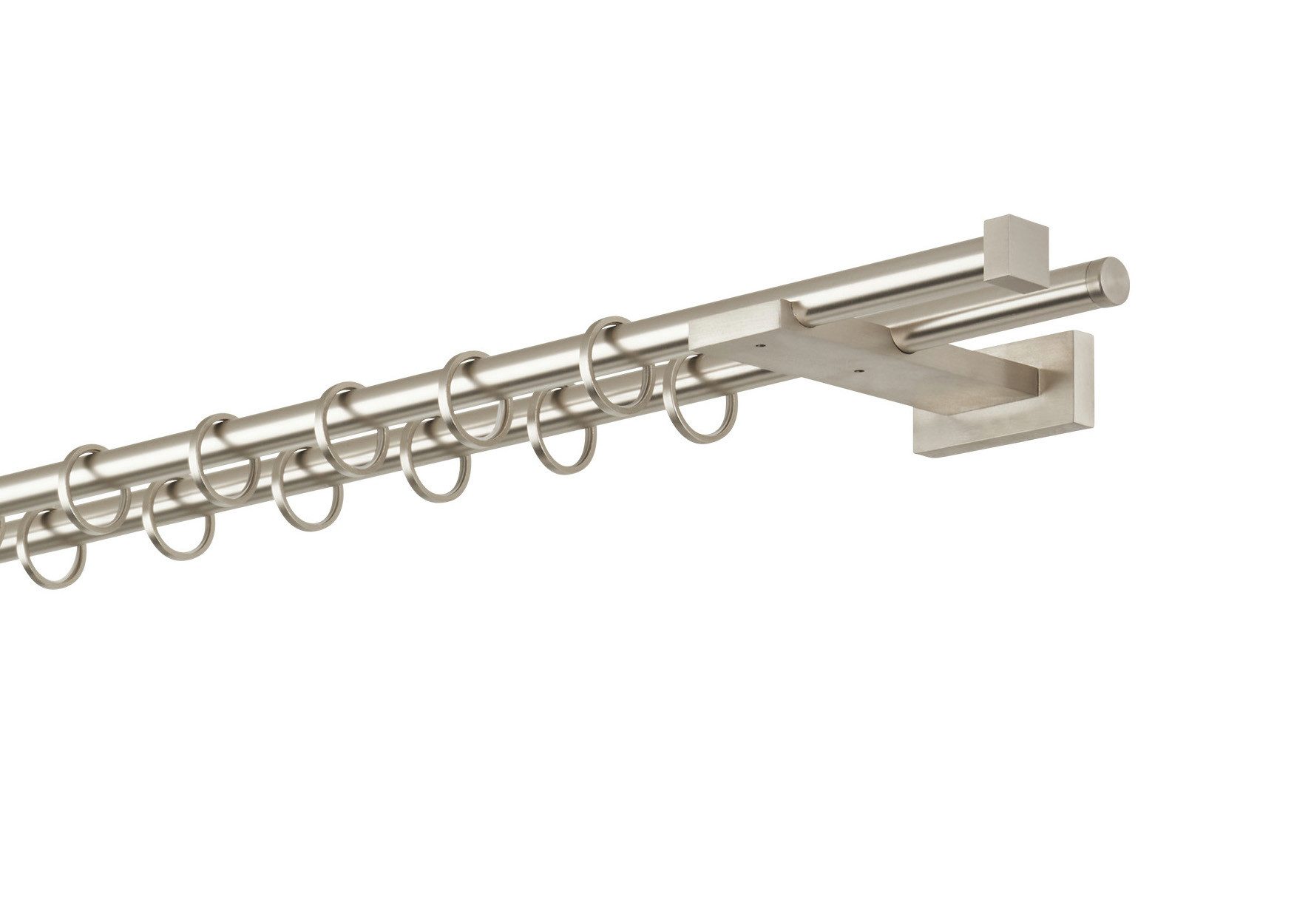 ondeco Gardinenstange Rohr Wandabstand 13cm End, günstig online kaufen