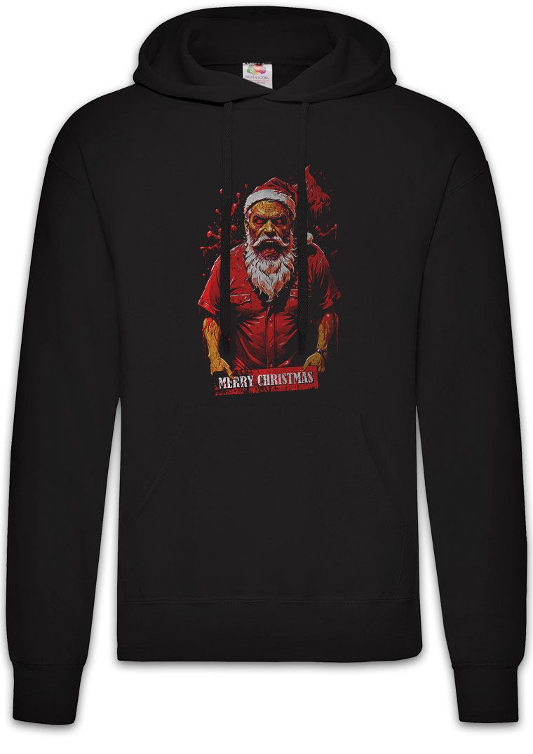 Hoodie Zombie Santa Herren Hoodie Merry Christmas Santa Horror X-Mas Claus