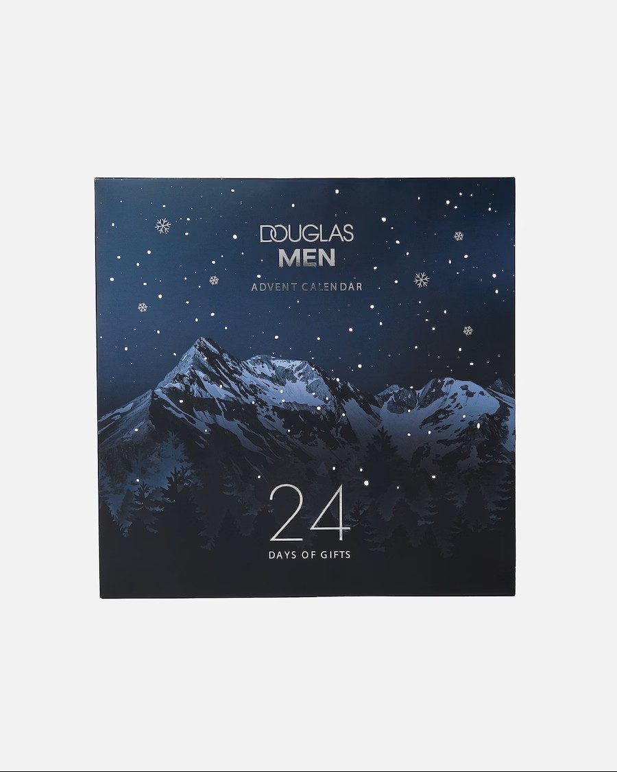 Douglas Kosmetik-Adventskalender Men PFLEGE Advent Calendar (24 Days of Gifts, 24-tlg), 24 Pflegeprodukte & Tools für Herren