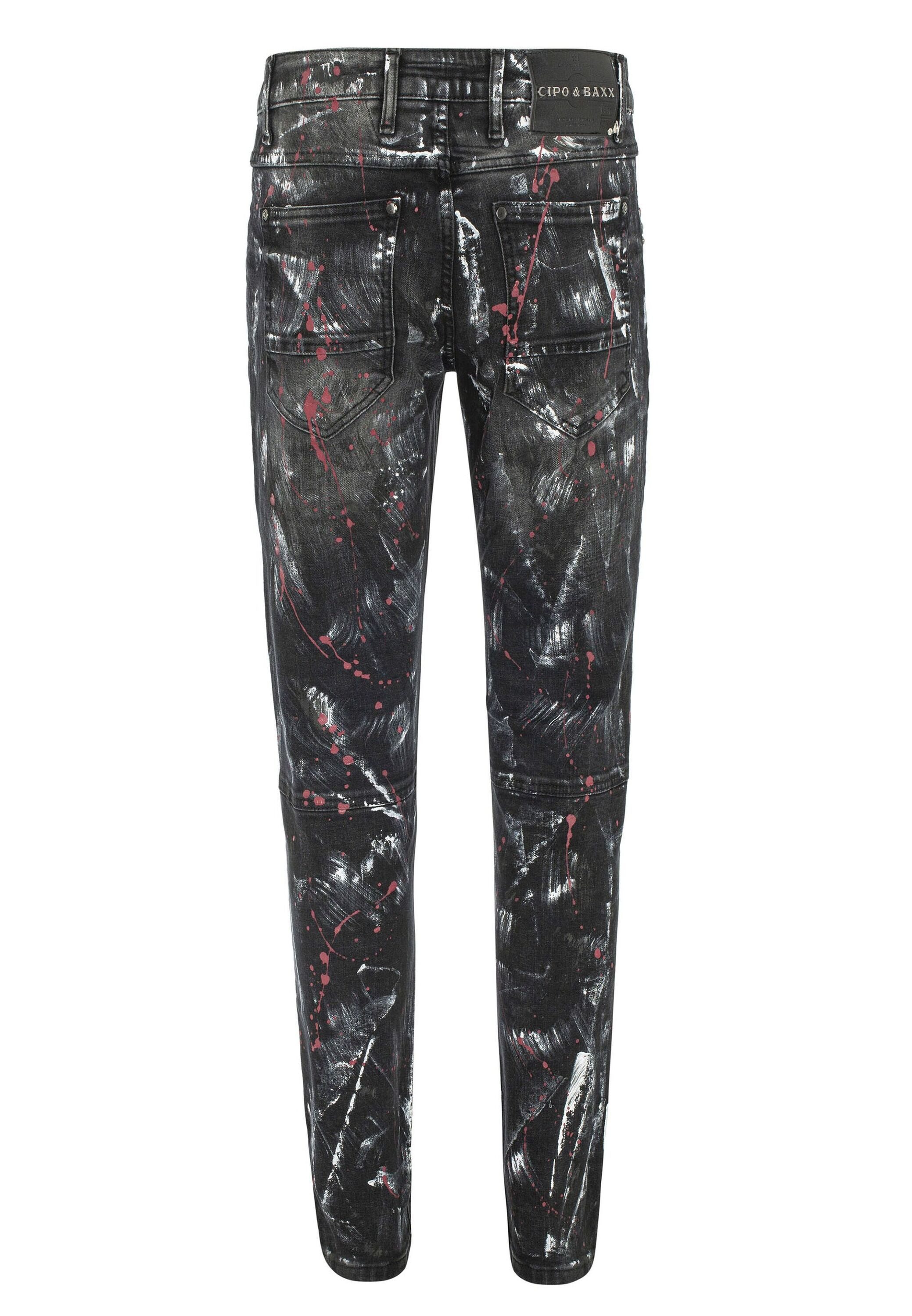 Cipo & Baxx 5-Pocket-Jeans Jeans im lässigen Streetstyle, CD700