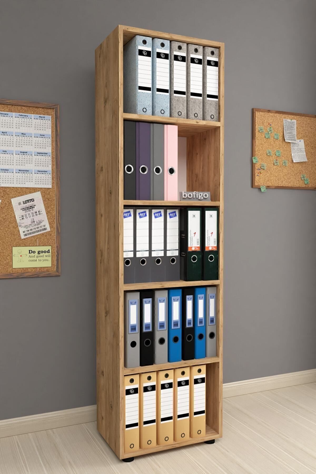 en.casa Standregal, 1-tlg., Offenes Regal mit 5 Böden 90729996