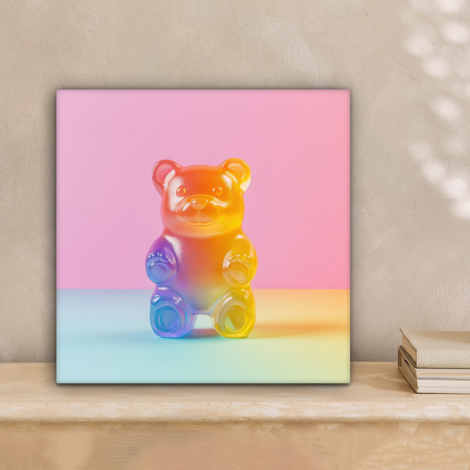 OneMillionCanvasses® Leinwandbild Pastell - Bonbon, Fotodruck (1 St), Wandb günstig online kaufen