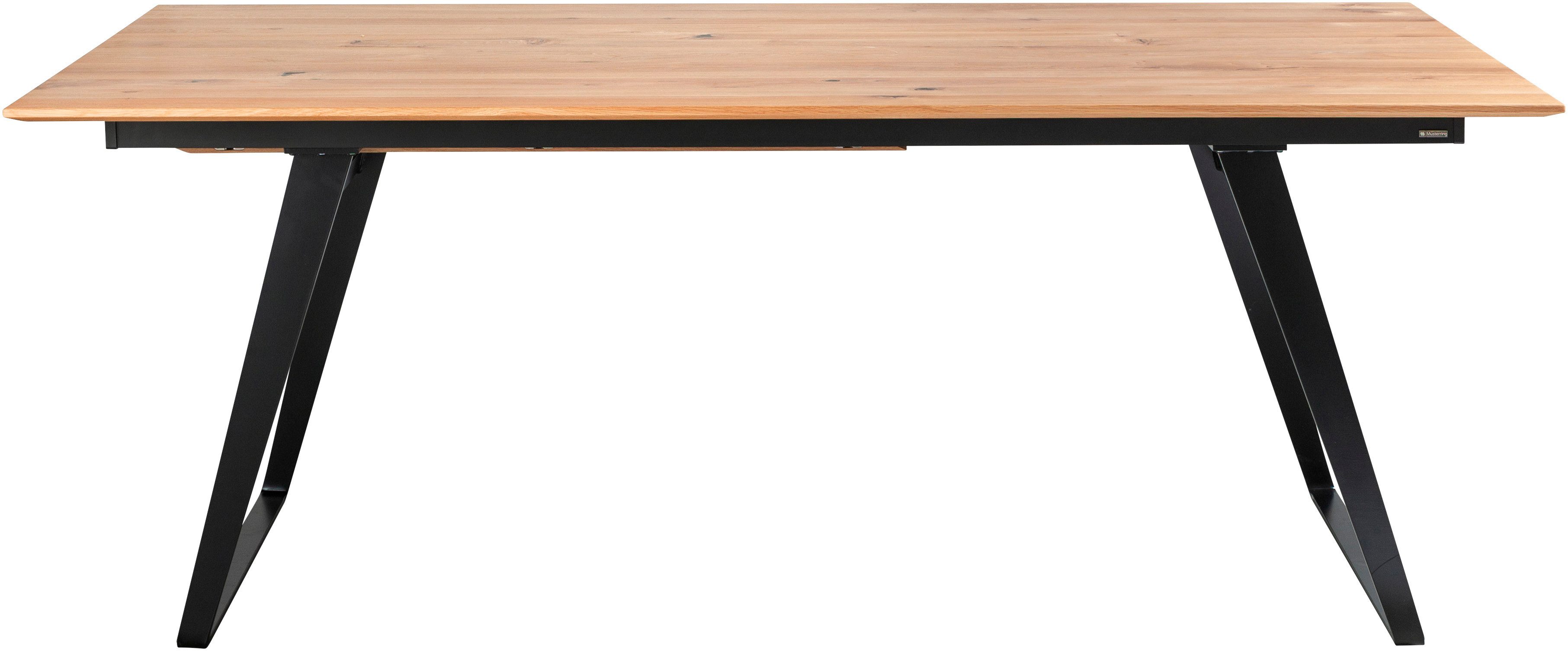 Musterring Esstisch Tavia, Bügelgestell in 3 Farben, Platte Charakter-Eiche günstig online kaufen