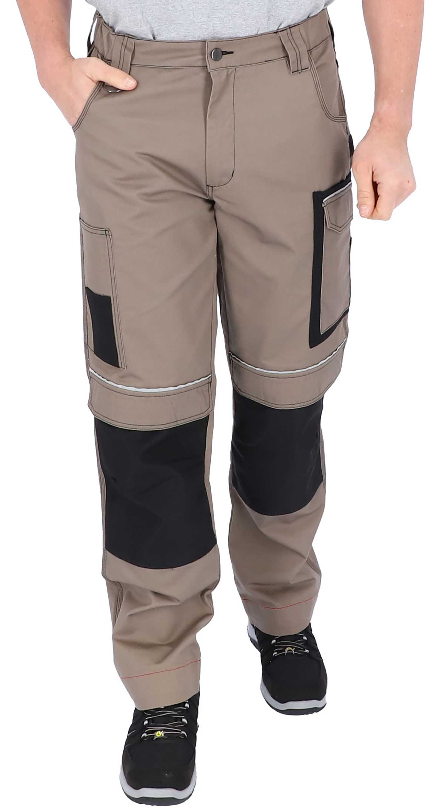 ELIWORX Arbeitshose Männer mit Stretch Einsatz - Bequeme Passform - Robustes Material Arbeitshose Herren ideal für Handwerk Heimwerk und Baugewerbe