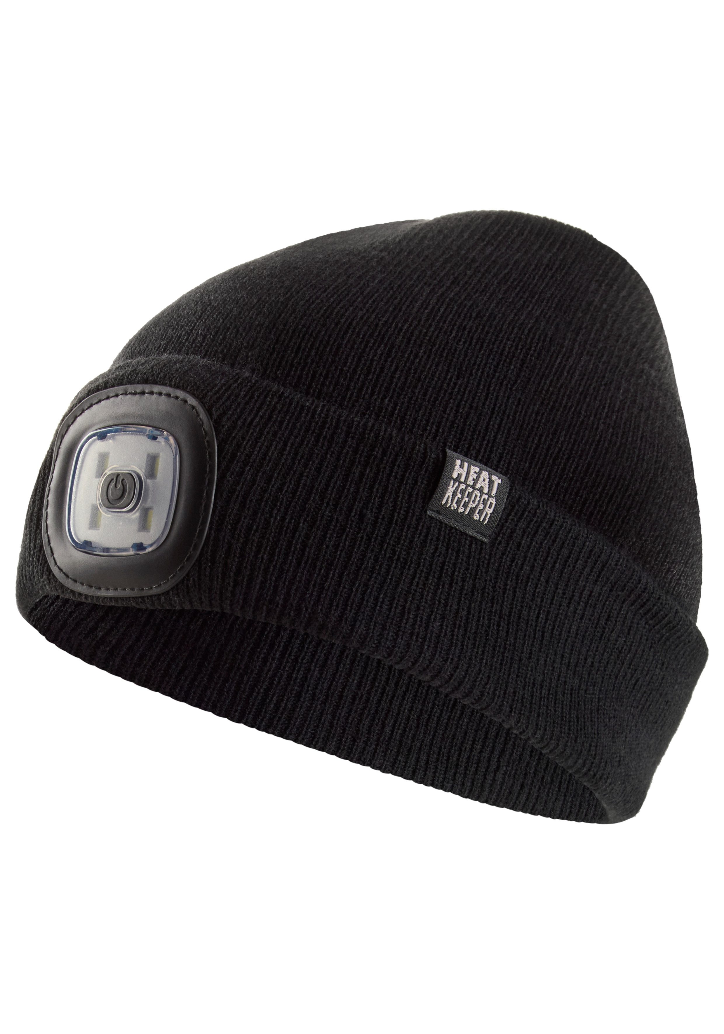 Heatkeeper Strickmütze Heatkeeper mit wiederaufladbarer, abnehmbaren LED-Leuchte für dunkle Jahreszeiten