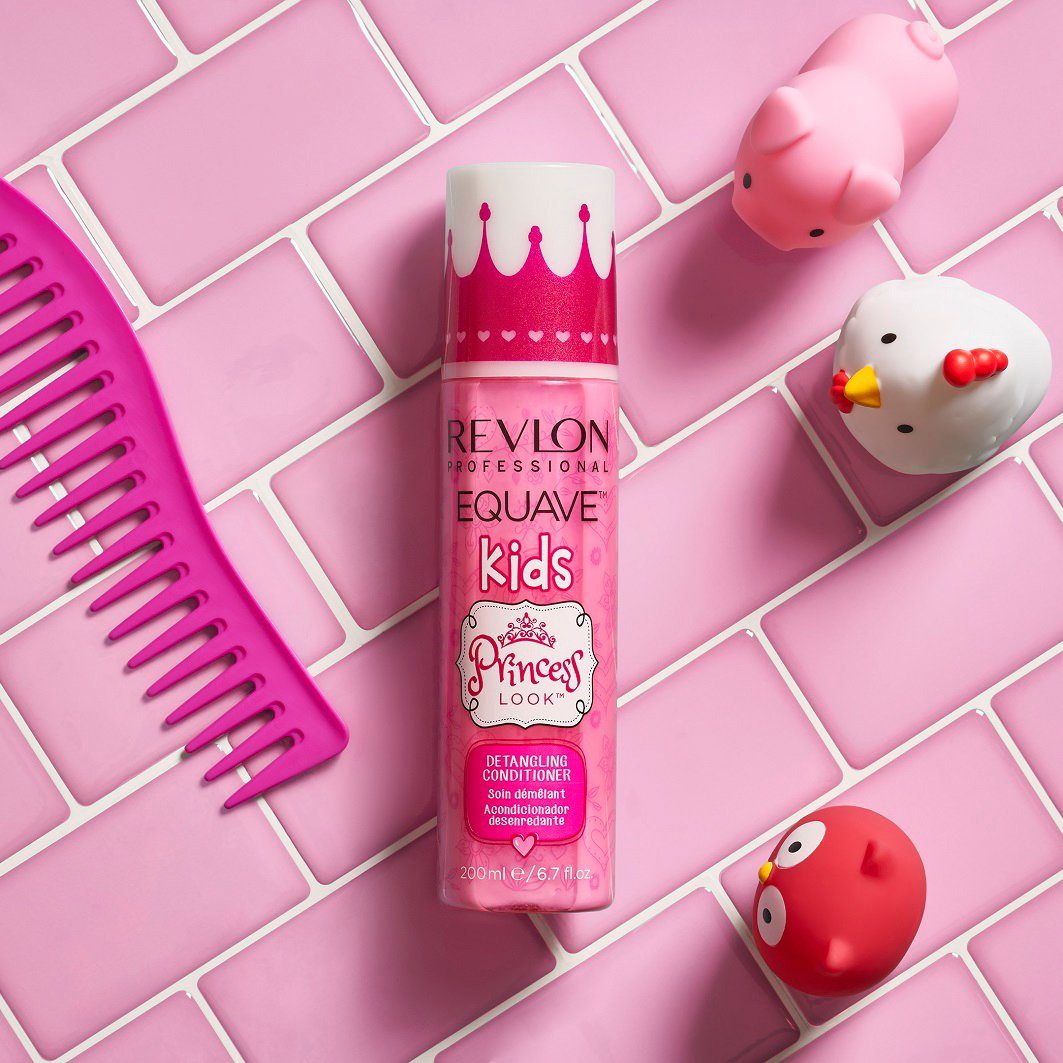 REVLON PROFESSIONAL Haarspülung EQUAVE PRINCESS LOOK DETANGLING CONDITIONER, Blumiger Duft, frei von Parabenen, Farbstoffen und Allergenen.