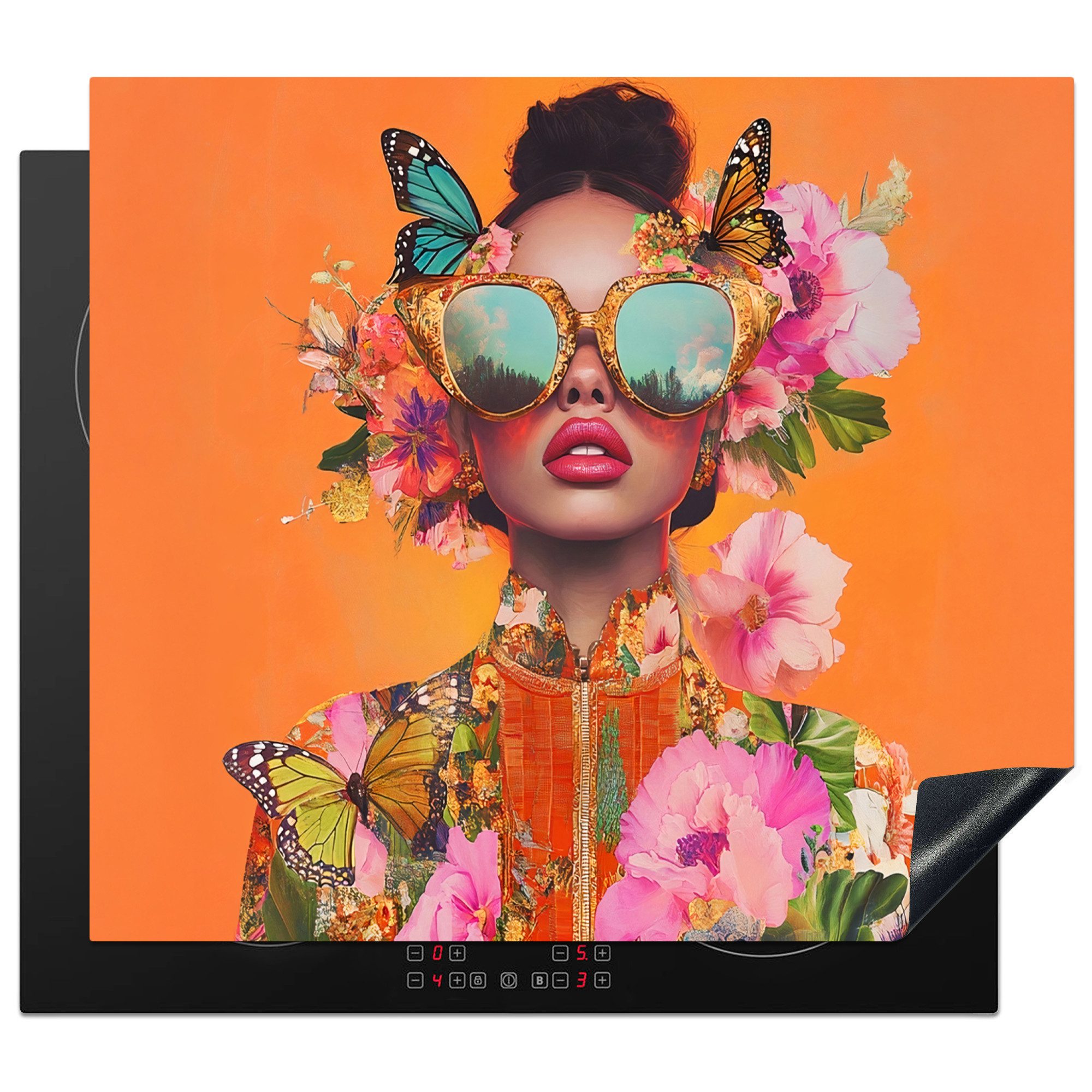 Frau - Schmetterlinge