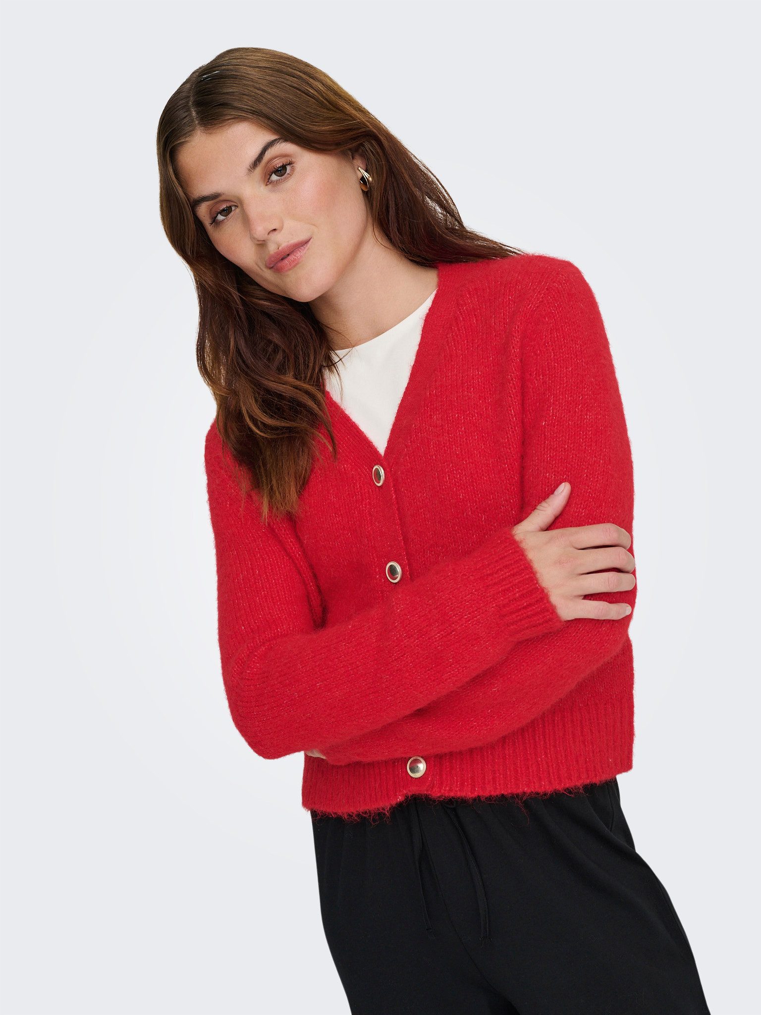 ONLY Strickjacke ONLMAGGIE LIFE LS V-NECK günstig online kaufen