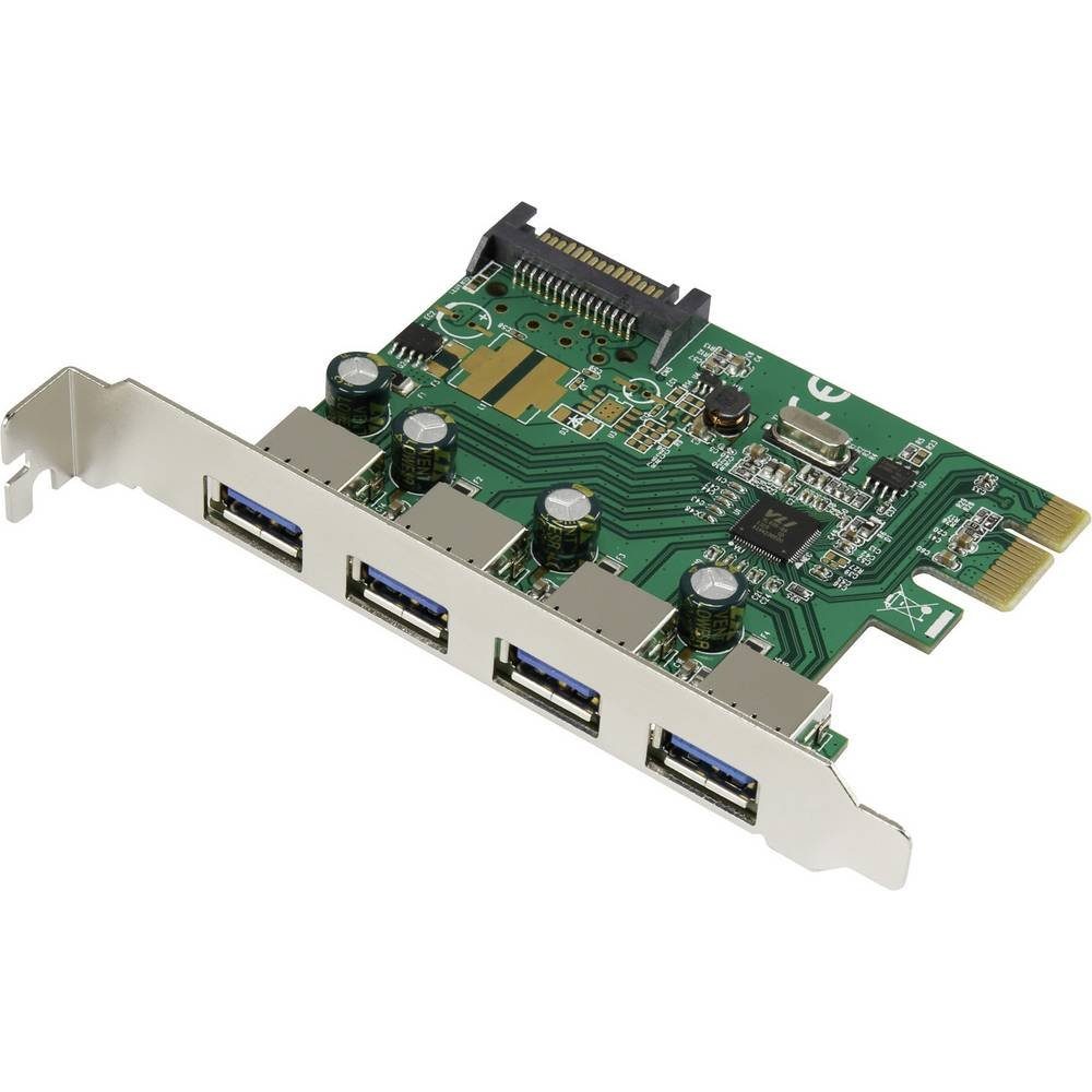 renkorce 4 Port USB 3 PCI-Express Modulkarte