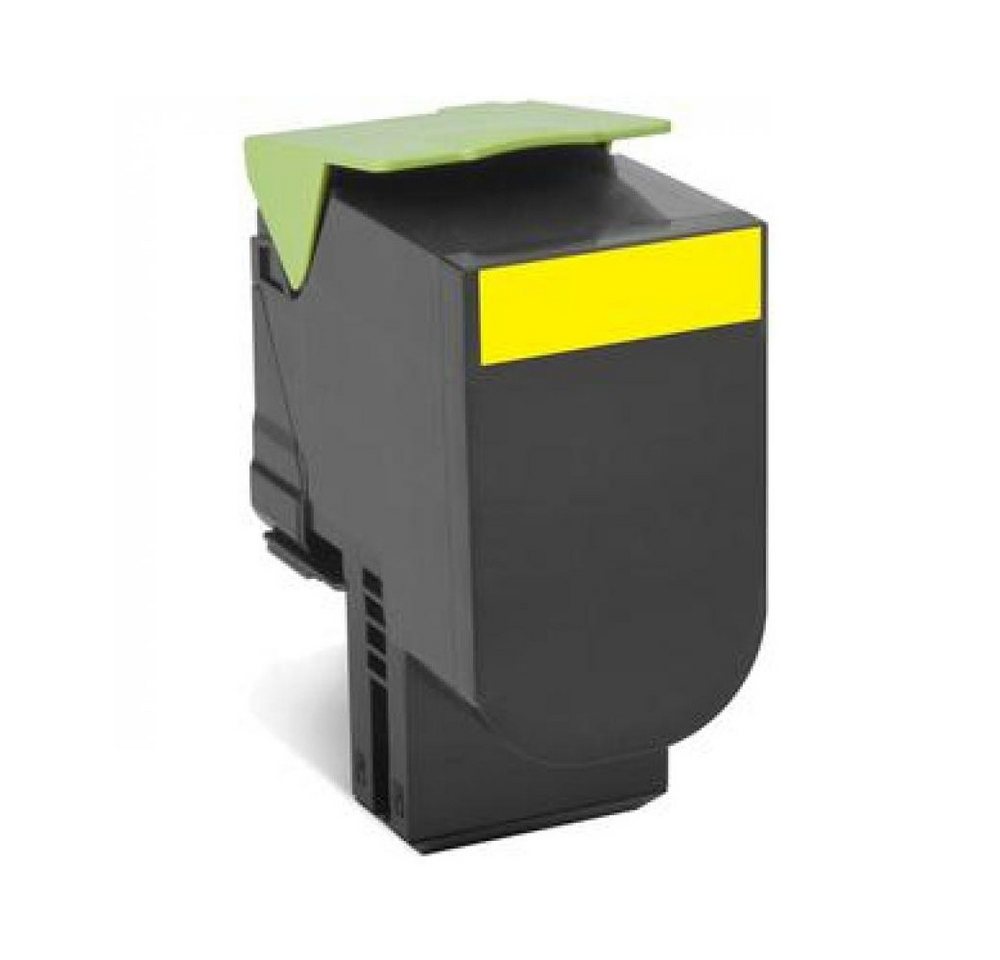 Thumbnail - Lexmark Tonerpatrone Lexmark 802HYE Gelb Tonerpatrone, (Tonereinheit, Original Lexmark Tonerpatrone, Farbe: Gelb), Origi...
