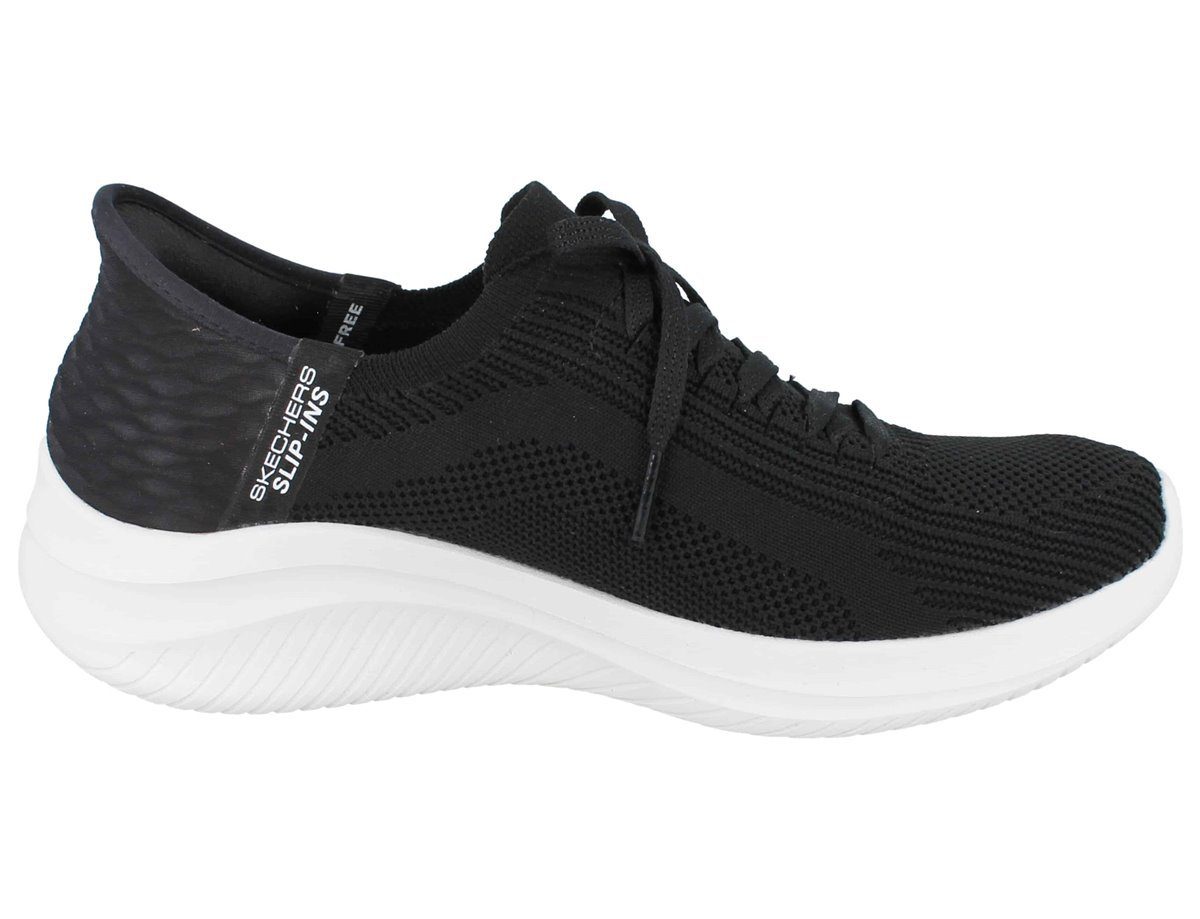 Slip-On Brilliant Sneaker schwarz Ultra 3.0 Flex Pillow-Design Comfort Skechers Schwarz BLK Path