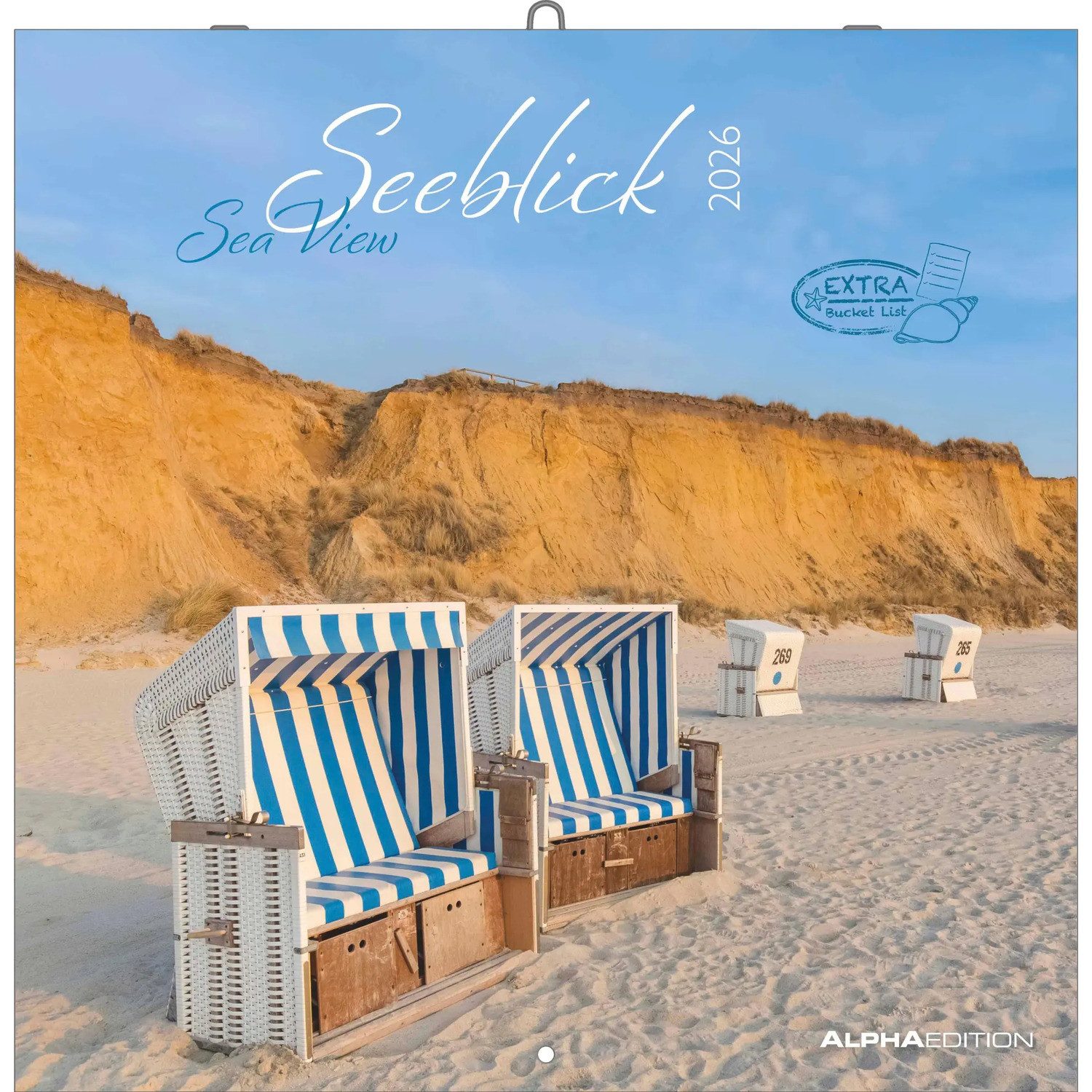 NEUMANN Настенный календарь Seeblick 2026 - Broschürenkalender 30x30 cm (30x60 geöffnet) -...