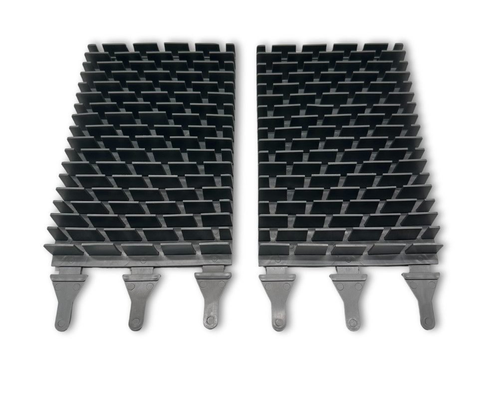 Meranus Poolbodensauger ZODIAC Lamellenbürste zweigeteilt für Vortex Poolroboter