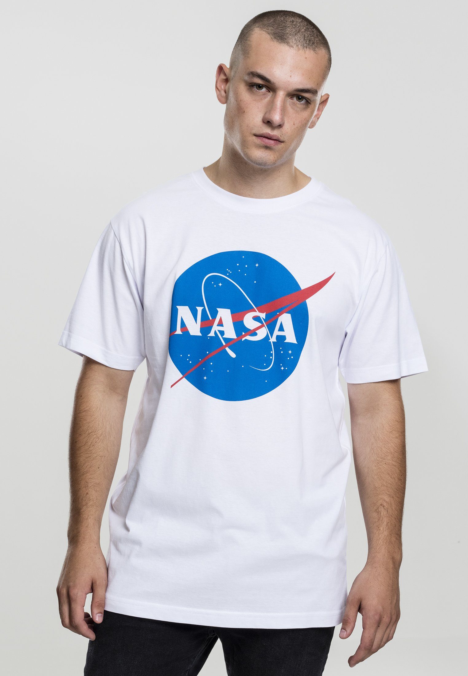 Mister Tee MisterTee T-Shirt Tee NASA white Herren (1-tlg)