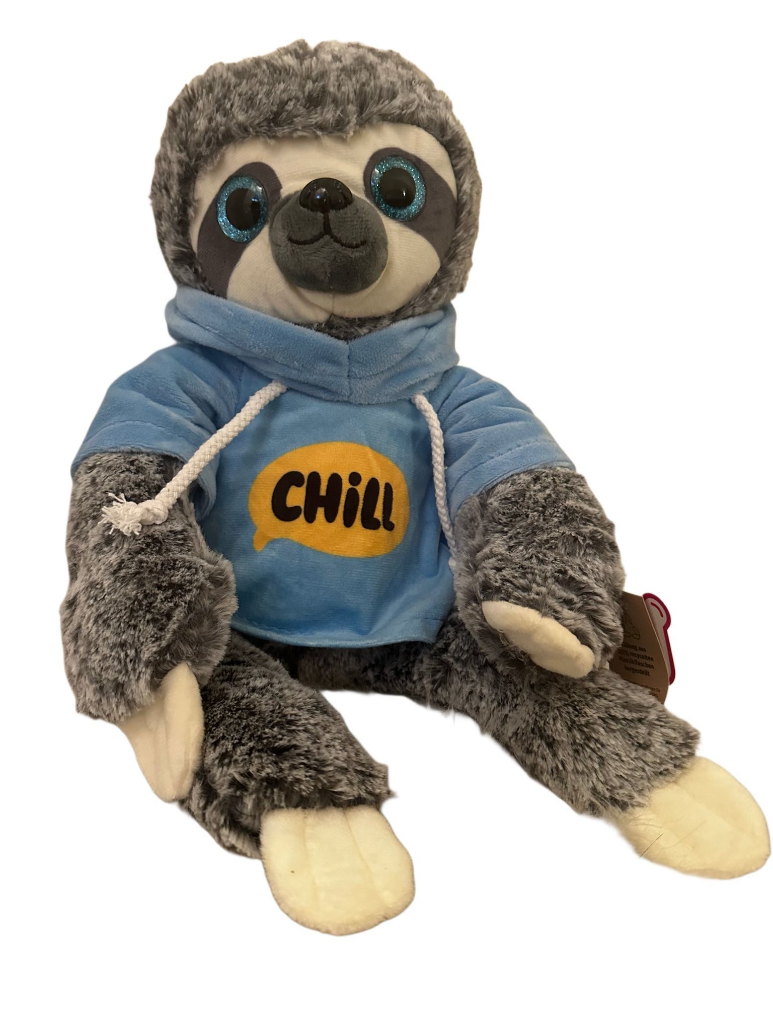 soma Kuscheltier Faultier Kuscheltier grau XXL 52 cm Plüschtier Chill blau (Set, 1-St., Geschenk-Set), Stofftier Sale Geschenke für Mädchen Jungen Kinder Babys spielen