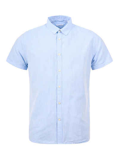 KnowledgeCotton Apparel Kurzarmhemd LARCH SS linen custom fit shirt
