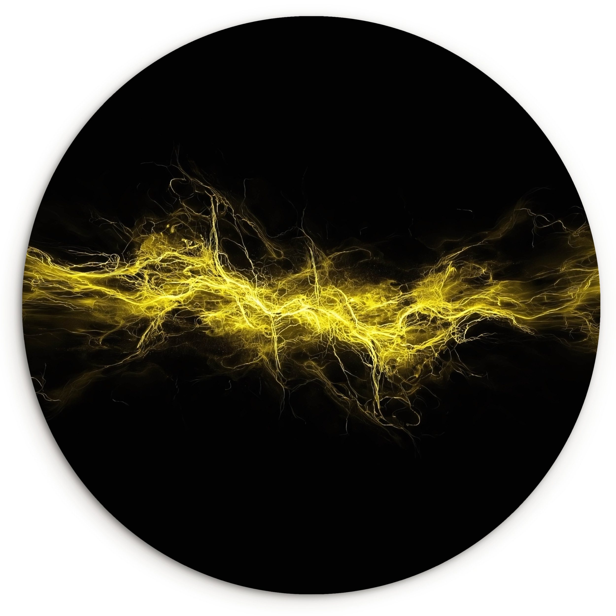 MuchoWow Gemälde 3-2, Fotodruck (1 St), Kreis Wanddekoration, Rundes Wandbild, 30x30 cm