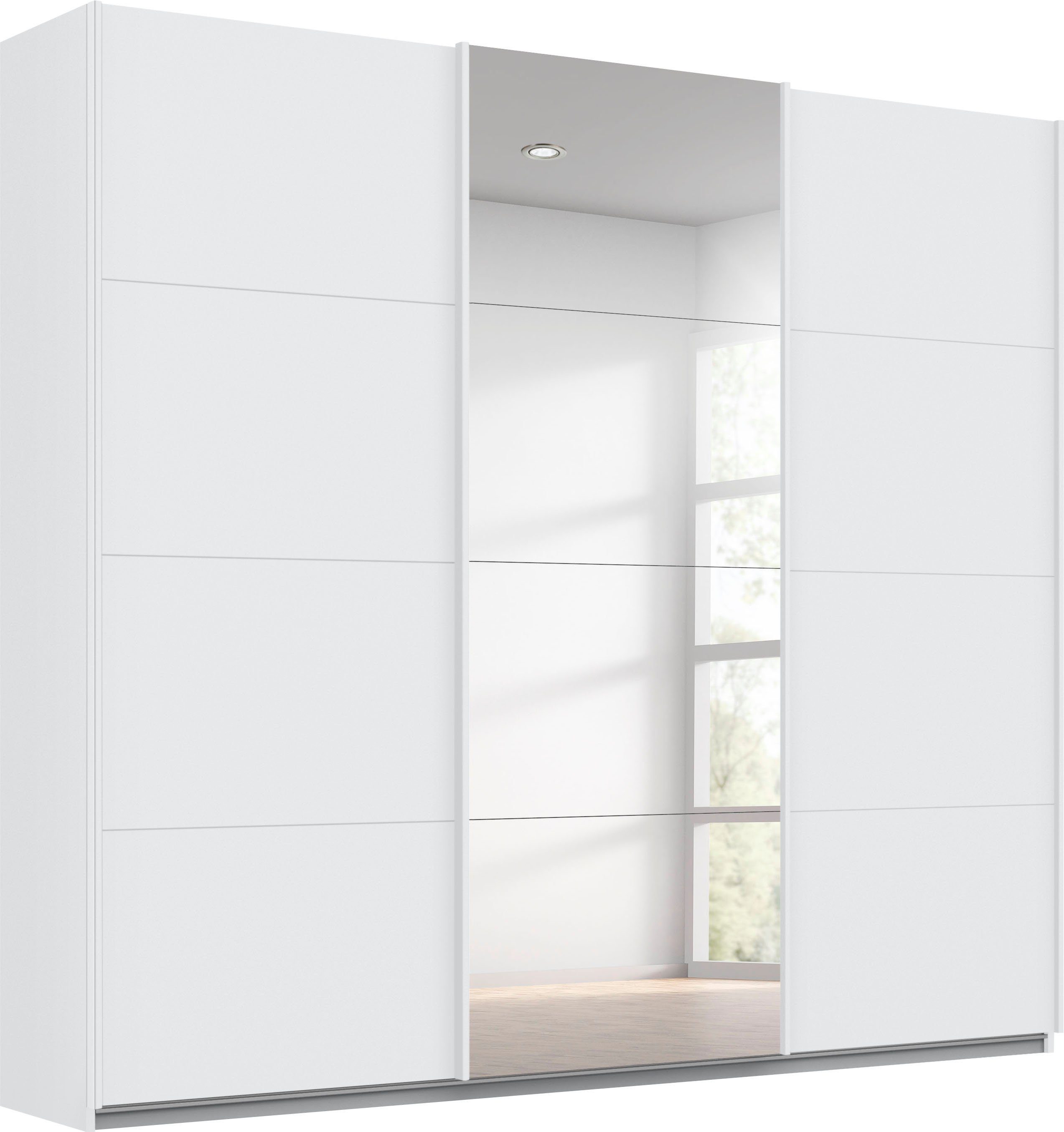 rauch Schwebetürenschrank Kleiderschrank Schrank Garderobe TOPSELLER OTELI inkl. Inneneinteilung mit 3 Innenschubladen sowie zusätzlichen Einlegeböden MADE IN GERMANY