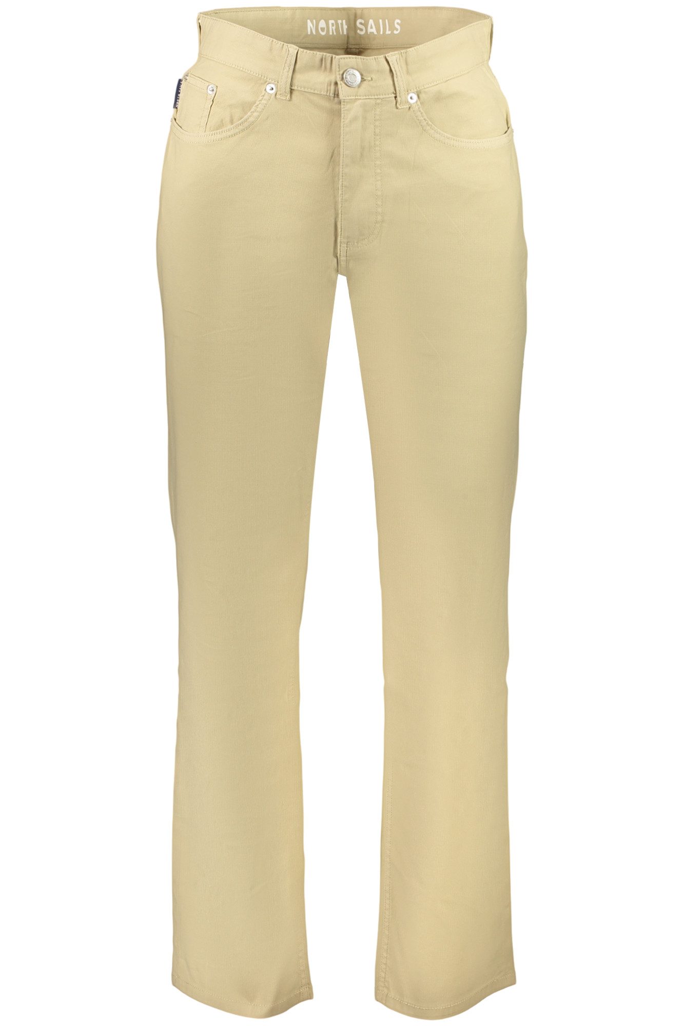 North Sails 5-Pocket-Hose Herrenhose Beige mit Streifen: Reguläre Passform, 5 Taschen, Ecofreun