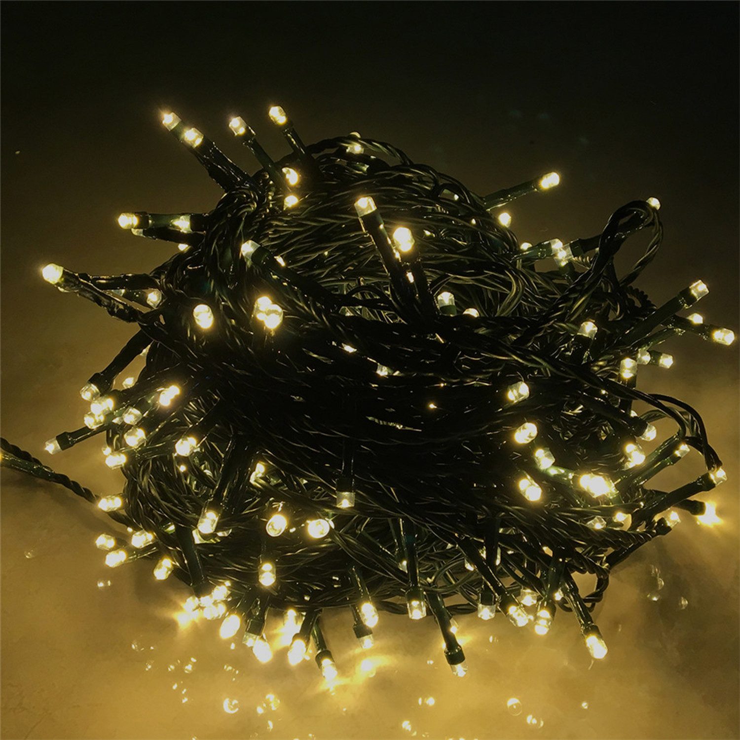 FIVMEN LED-Lichterkette Weihnachtsbeleuchtung Weihnachtsdeko Innen/Außen Warmweiß & Bunt – Bild 5 von 5