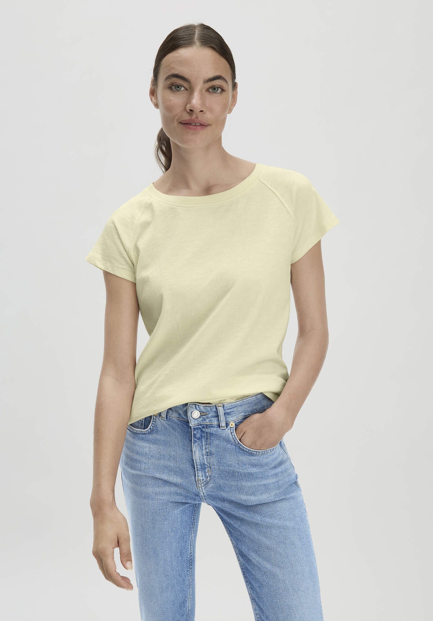 Hessnatur T-Shirt Slub Regular aus reiner günstig online kaufen