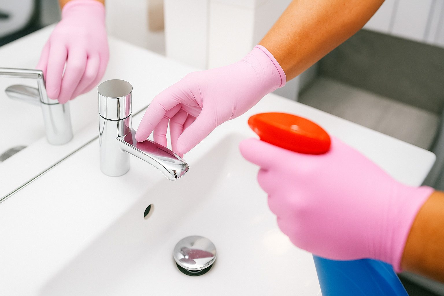 Kemes Einweghandschuhe Nitrilhandschuhe 100 Stück Gummihandschuhe Lebensmittelgeeignet Latexfrei