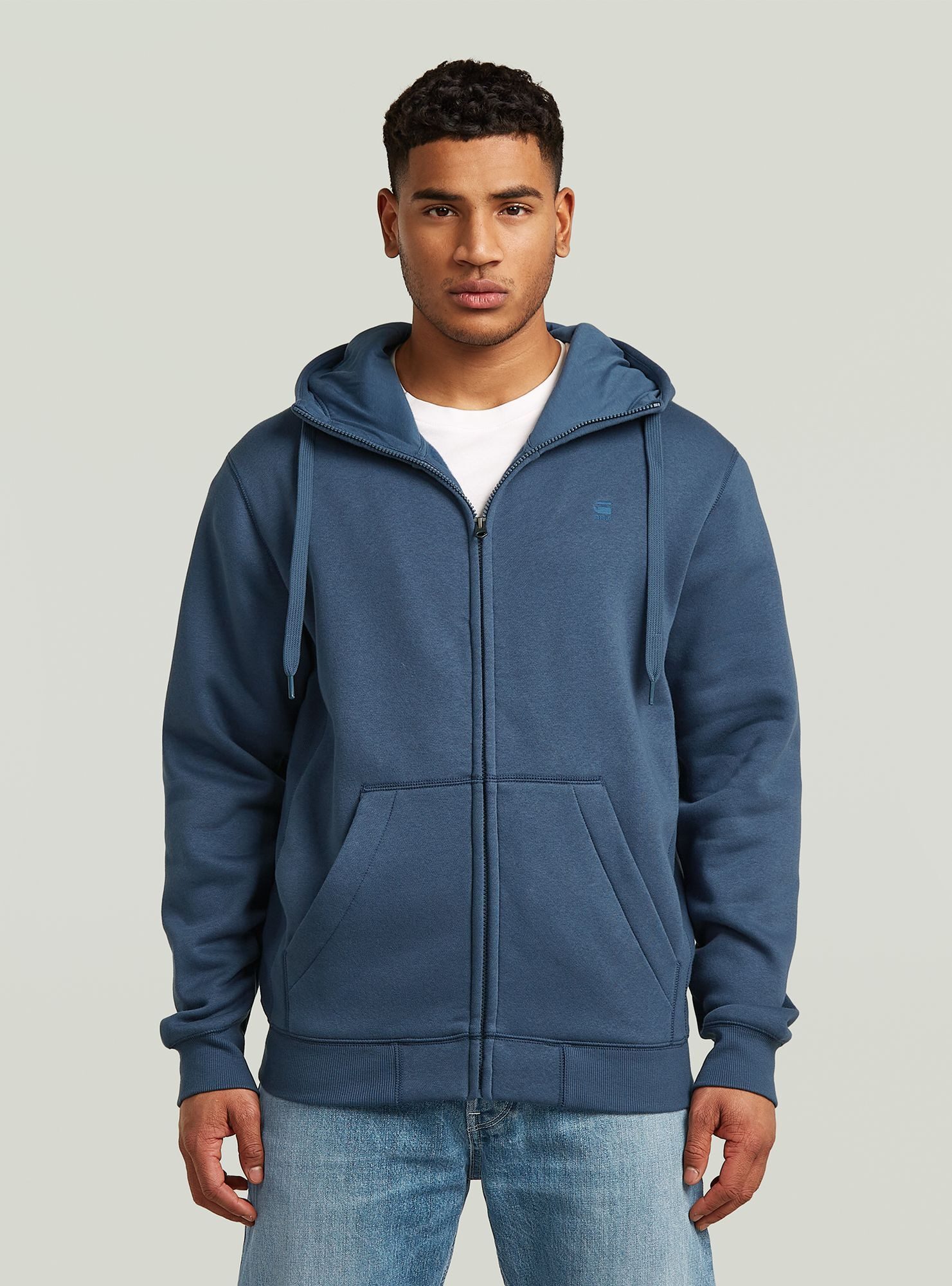 G-STAR Longpullover Premium Core Hooded Zip Sweater