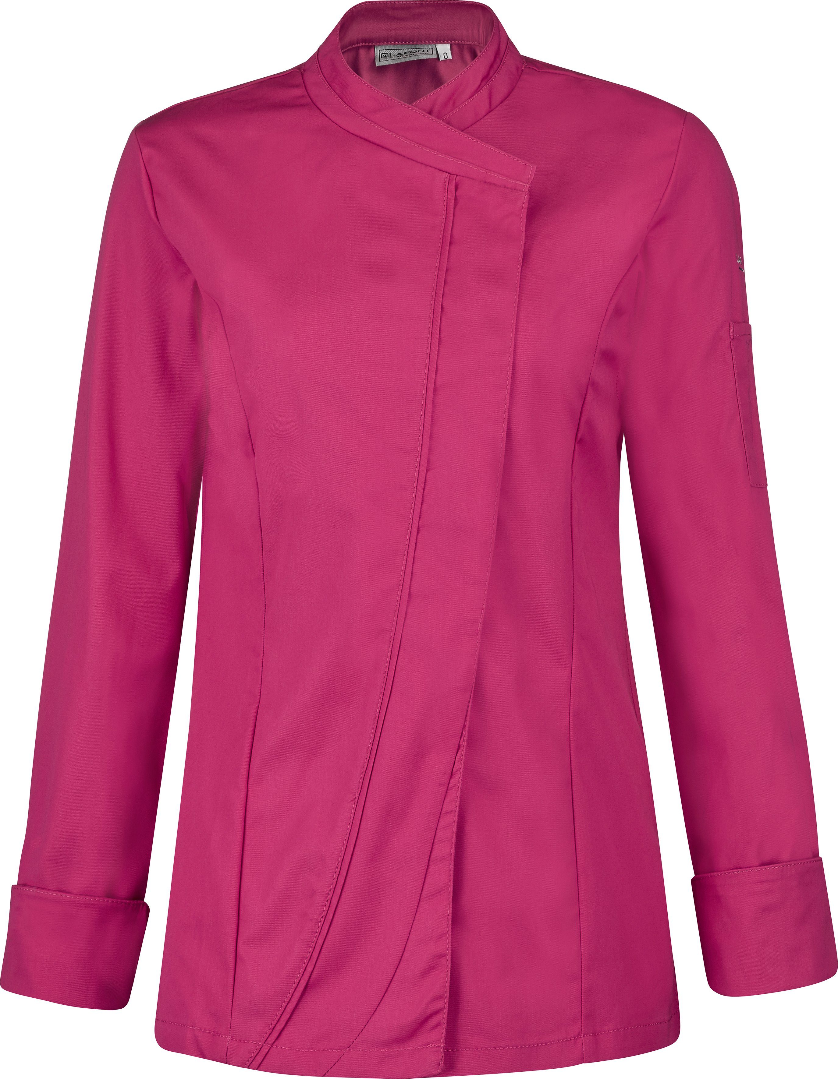 Damen mit Druckknöpfen Kreuzverschluss Langarm, verdeckten Lafont ROSA "Saffron" Kochjacke