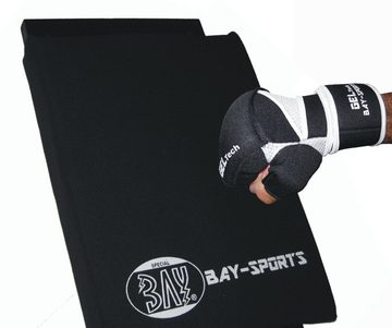 BAY-Sports Boxsack Makiwara Wandschlagpolster weiß