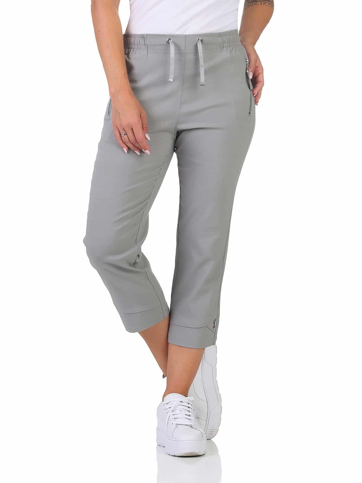 Alica Collection 7/8-Hose Sommerhose Damen Caprihose 7/8 Chinohose elastisc günstig online kaufen