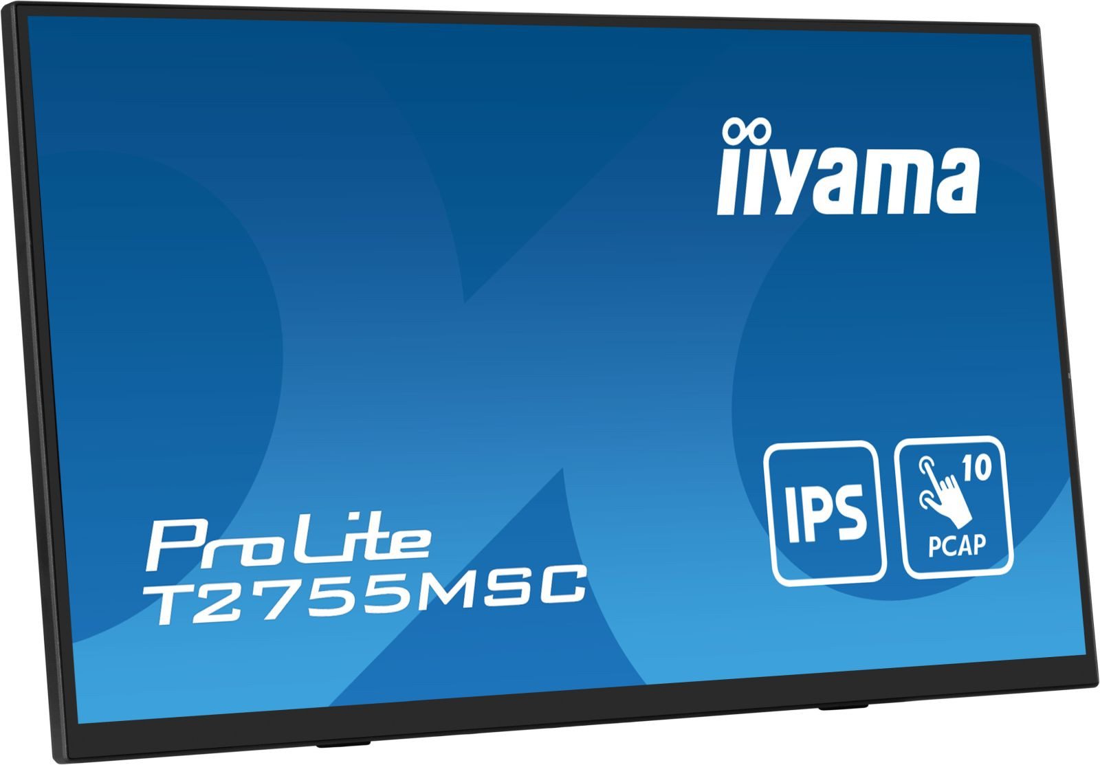 Iiyama ProLite T2755MSC-B1 - LED - Full HD (1080p) - 68.6 cm (27) TFT-Monitor (1920 x 1080 px, Full HD, 5 ms Reaktionszeit, 60 Hz, IPS, Touchscreen, Lautsprecher, HDCP, Kopfhörerbuchse)