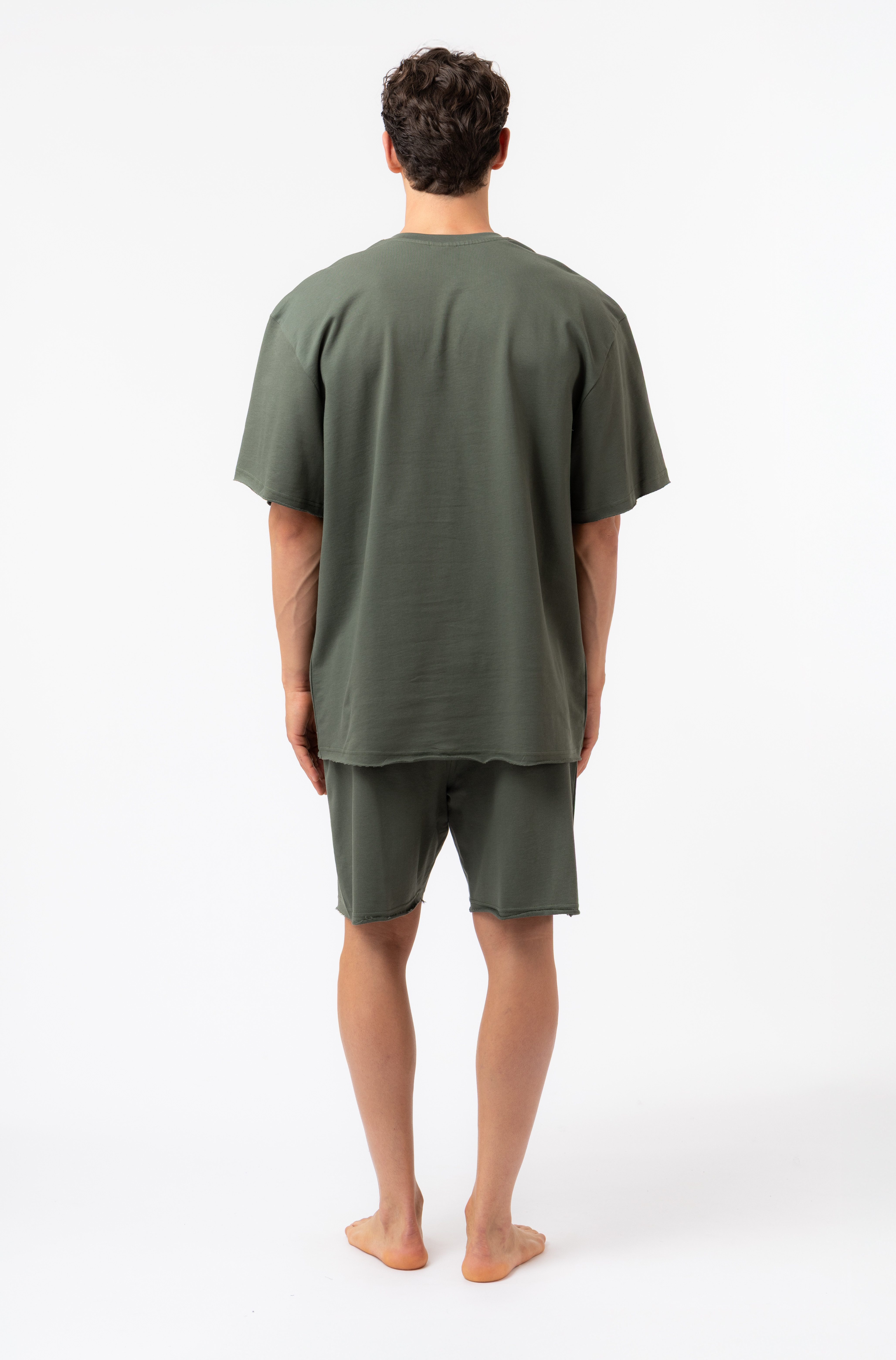 Fila Shorty (2 tlg) mit Rundhalsausschnitt, Kurzarm, Cotton