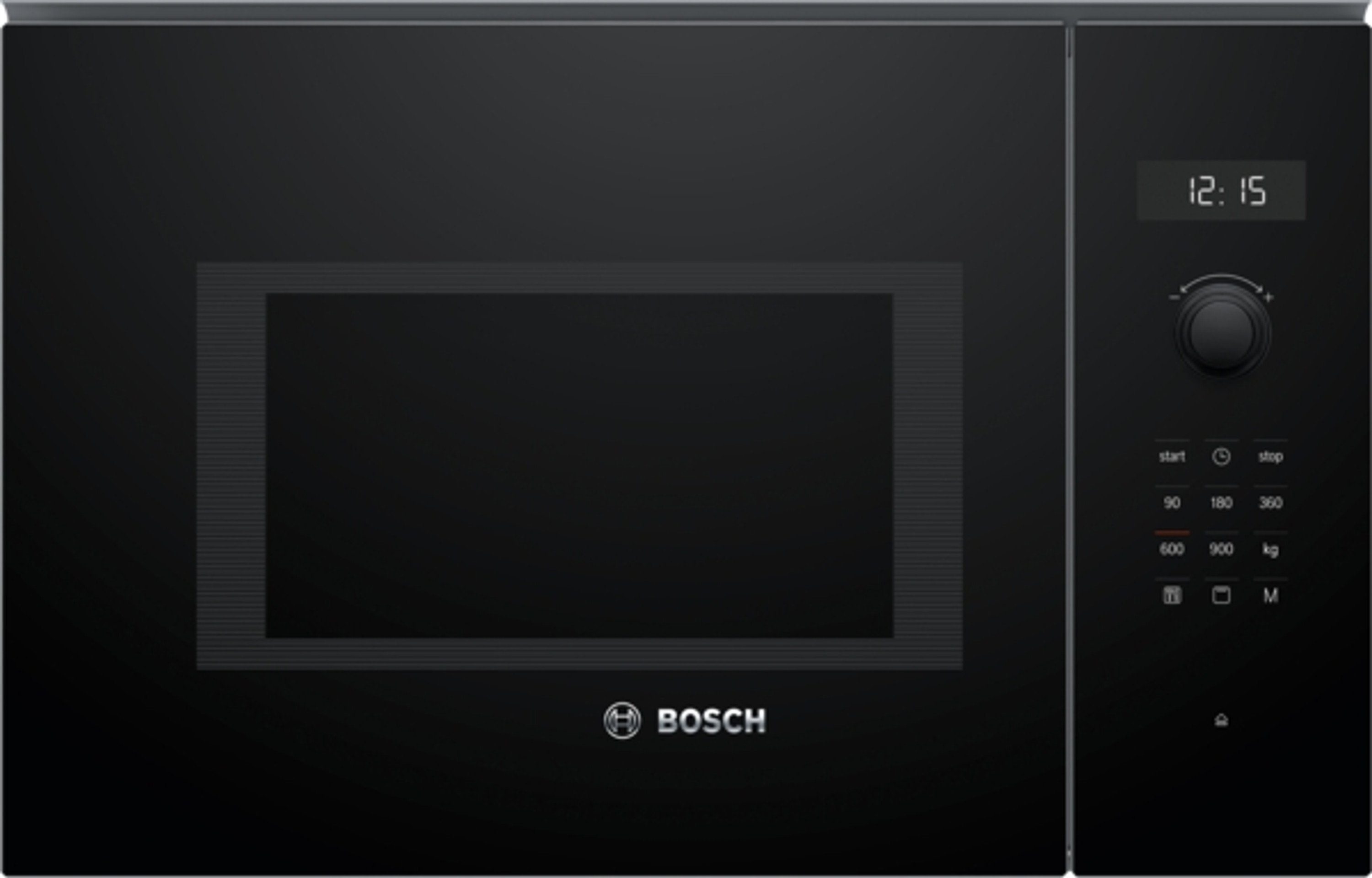 BOSCH Mikrowelle BEL554MB0, Mikrowelle, 25 l, 59 x 38 cm, Schwarz