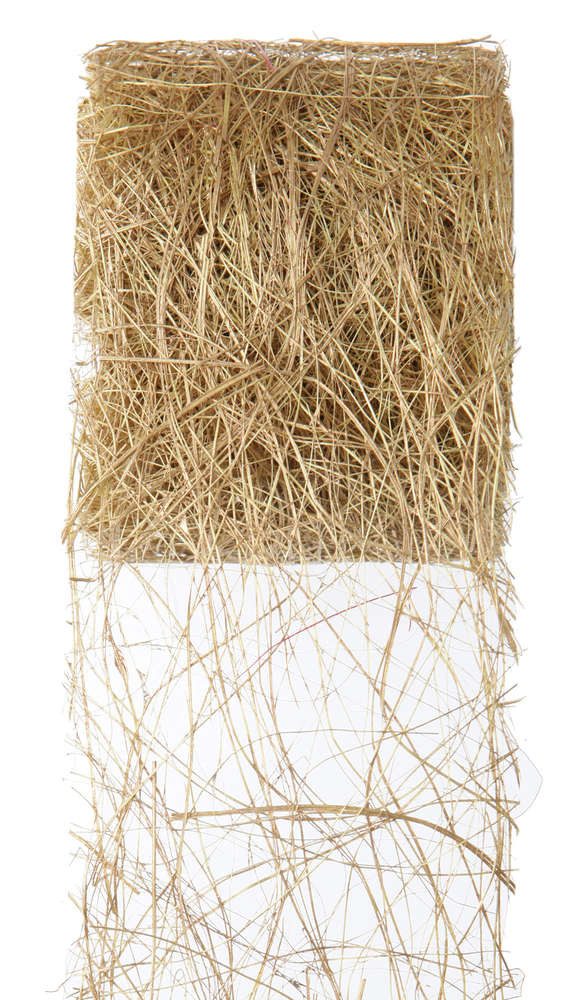 Santex Tischband Dekoband ABACA, Pflanzenfaser-Band, Raffia/Sisal 7cm/5m