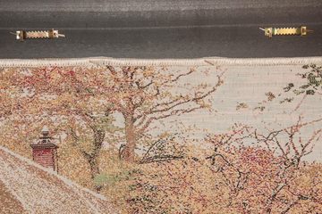 Wandteppich Bild-Teppich Figurativ 104 x 65 cm, morgenland, rechteckig, Höhe: 6 mm, besonders weich durch Microfaser