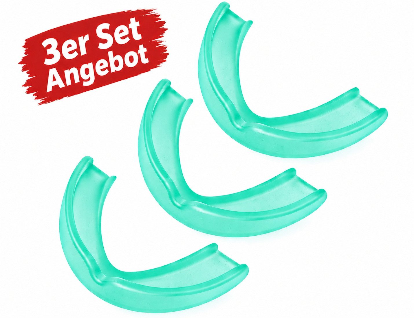 BAY-Sports Zahnschutz 3x Spar Set Kinder Zahnschützer Mundschutz BUNT Sport Mundschutz, Kids bis 12 Jahre