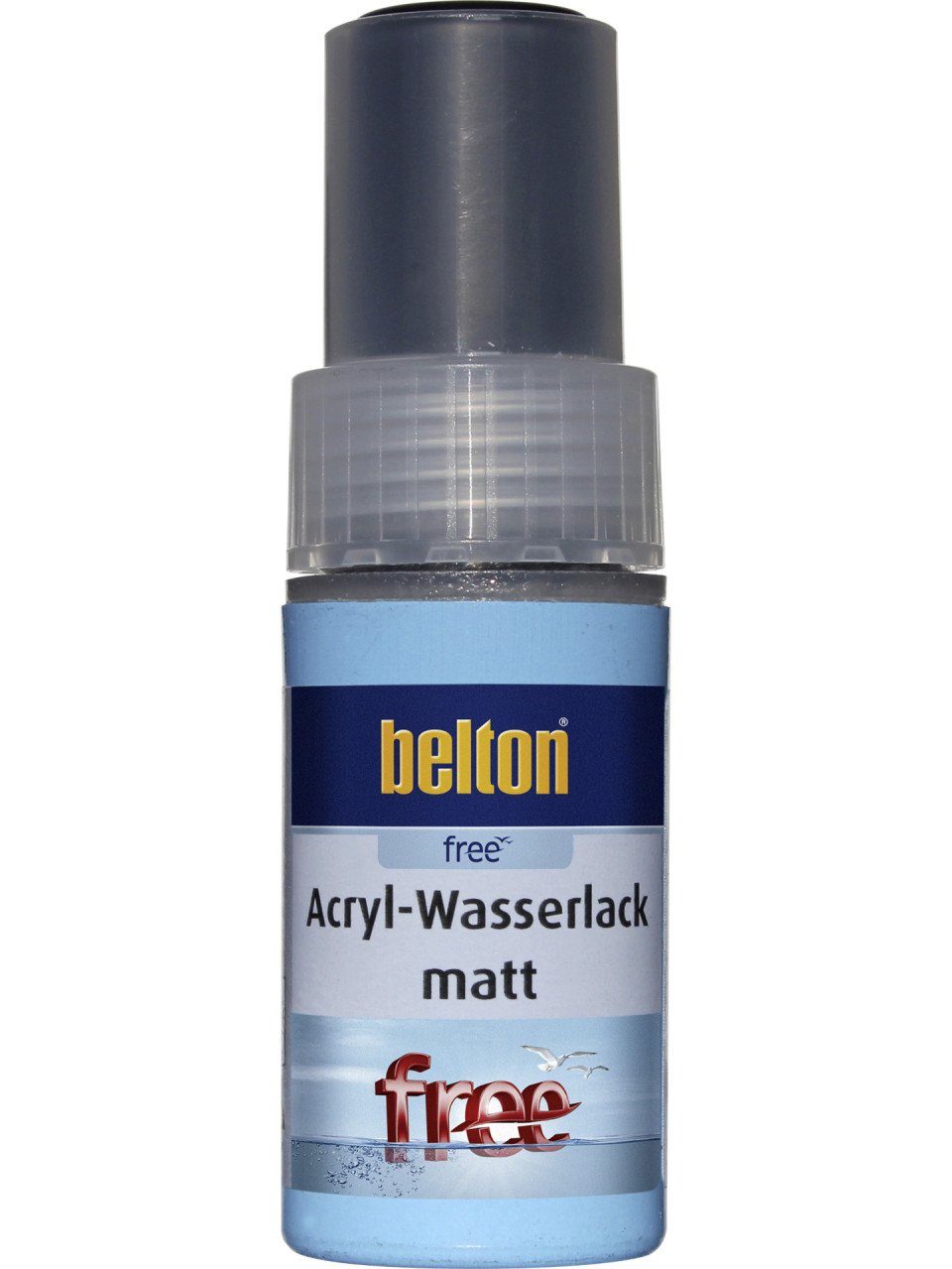 belton Acryl-Buntlack belton free Lackstift 9 ml tiefschwarz matt RAL
