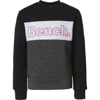 Bench BENCH Mädchen Hoodie Kurz Sweatshirt Pullover Logo Pulli Shirt Größe 176 182 NEU 